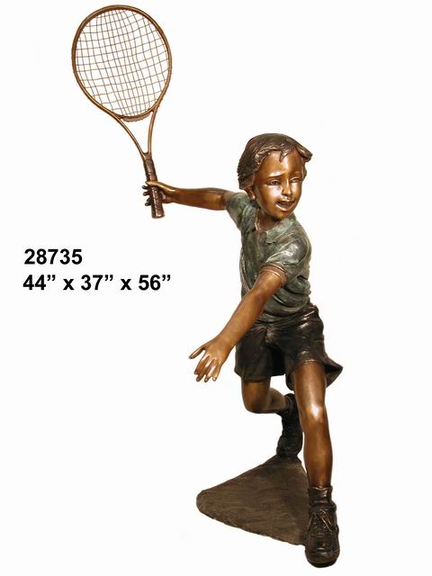 Bronze Tennis Player